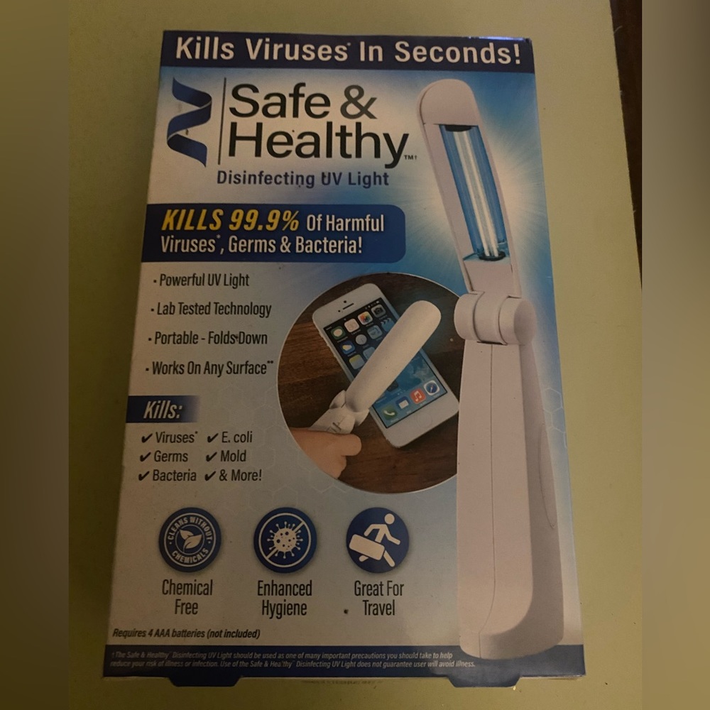 Safe and Healthy disinfecting uv light new